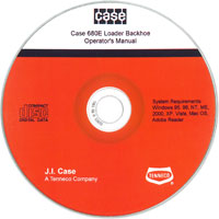 Case 680E Loader Backhoe Operator's Manual