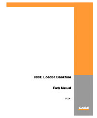 Case 680E Loader Backhoe Parts Catalog