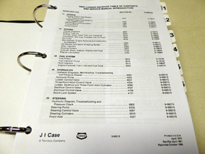 CASE 580C Construction King Backhoe Loader Service Manual