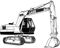 Case 880B Excavator Service Manual