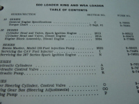 Case 500 Loader King and W5A Loader Service Manual