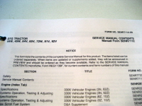 Caterpillar D7G Tractor Service Manual