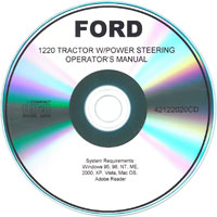 Ford 1220 Tractor with Power Steering Operator's Manual