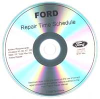 Ford 3400, 3500, 4400, 4500 Tractor Repair Time Schedule