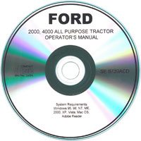 Ford 2000, 4000 All Purpose Tractor Operator's Manual 1962-1964