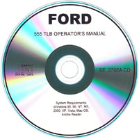 Ford 555 TLB Tractor-Loader-Backhoe Operator's Manual