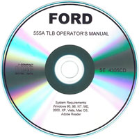Ford 555A TLB Tractor-Loader-Backhoe Operator's Manual