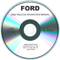 Ford 555B TLB Tractor-Loader-Backhoe Operator's Manual