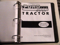 Ford 6000 Tractor Service Manual & Owner's Manual