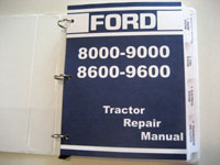 Ford 8000, 8600, 9000, 9600 Tractor Service Manual