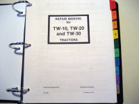 Ford TW-10, TW-20, TW-30 Tractor Service Manual
