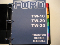 Ford TW-10, TW-20, TW-30 Tractor Service Manual