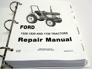 Ford 1320, 1520, 1620, 1715, 1720 Tractor Service Manual