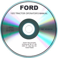 Ford 1920 Tractor Operator's Manual