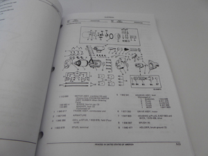 IH International Harvester TD-8E PayDozer Crawler Dozer Parts Catalog