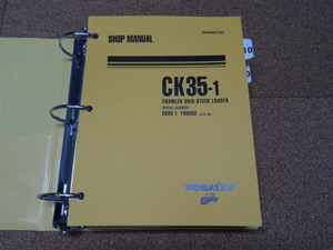 Komatsu Komatsu CK35-1 Crawler Skid-Steer Track Loader Service Shop Manual