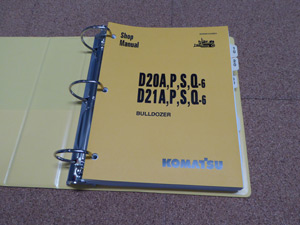 Komatsu D20/A/P/S/Q-6, D21A/P/S/Q-6 Dozer Service Shop Manual