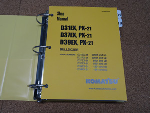 Komatsu D31EX-21,D31PX-21,D37EX-21,D37PX-21 Bulldozer Shop Repair Service Manual