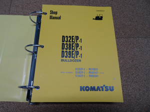 Komatsu D32E/P-1, D38E/P-1, D39E/P-1 Dozer Service Shop Manual