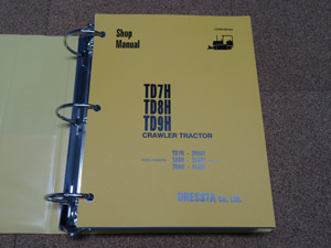 Komatsu TD7H, TD8H, TD9H Crawler Tractor Service Shop Manual
