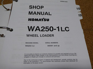 Komatsu WA250-1LC Wheel Loader Service Shop Manual