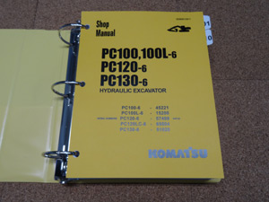 Komatsu PC100-6 PC100L-6, PC120-6, PC130-6 Service Shop Manual