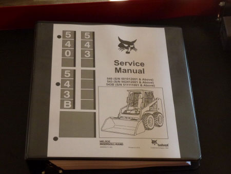 Bobcat 540, 543, 543B Loader Service Manual