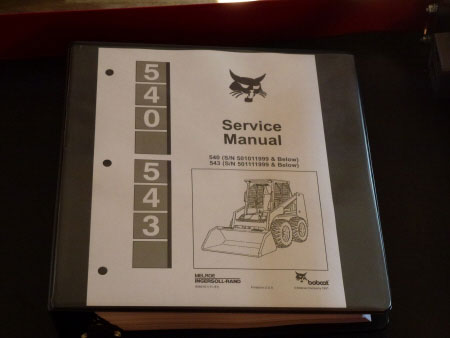Bobcat 540, 543 Loader Service Manual