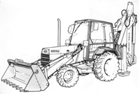 Ford 455C, 555C, 655C Tractor Loader Backhoe Service Manual