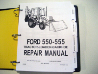 Ford 550 or 555 tractor backhoe loader service manual #9