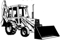 Ford 555A, 555B, 655A Tractor Loader Backhoe Service Manual