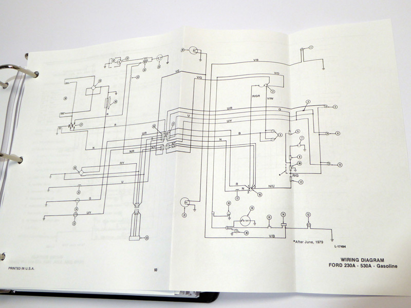 Ford 545 Tractor Wiring Diagram